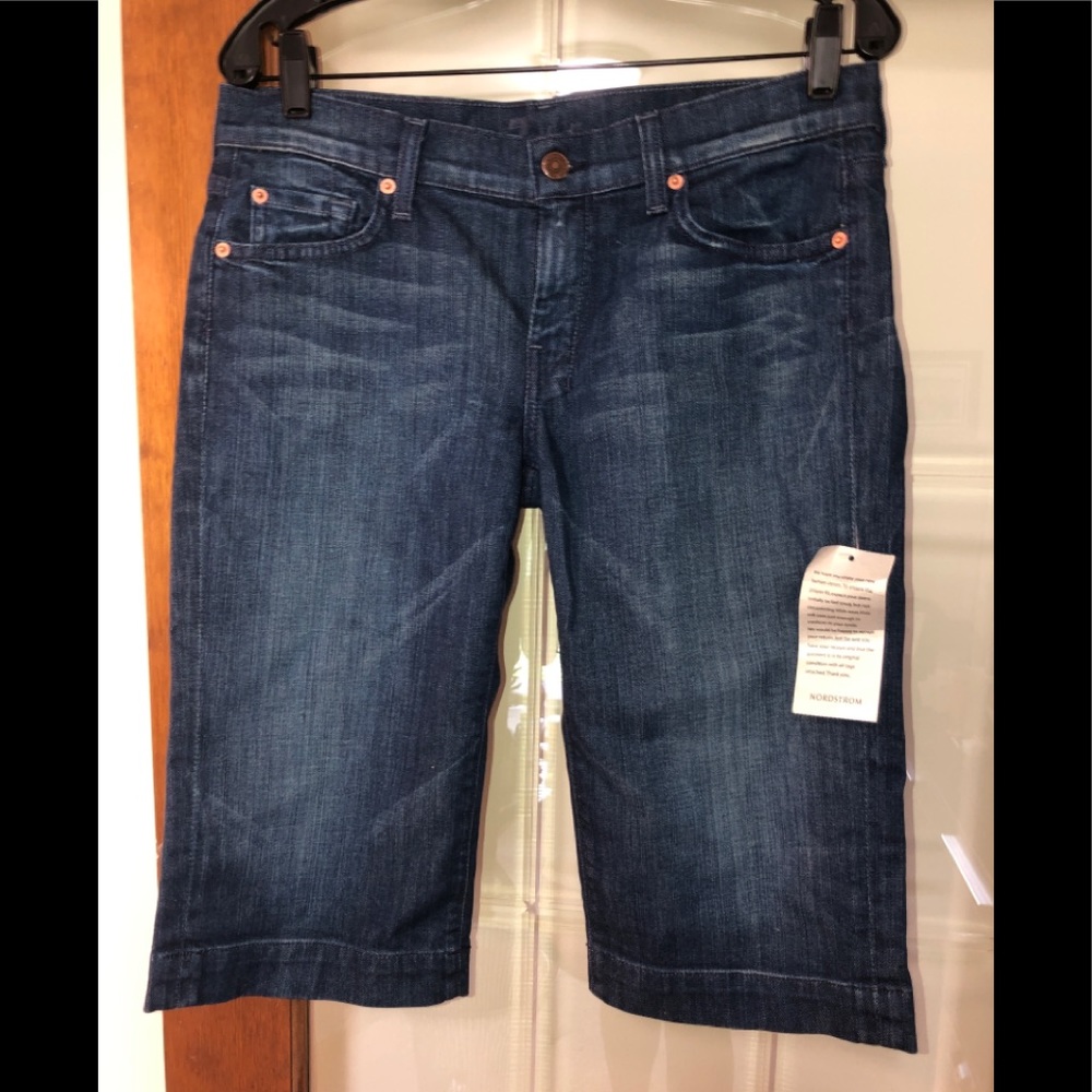 7 for all mankind DOJO denim shorts size 31